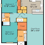 two Bedroom Apartments in Fayetteville
