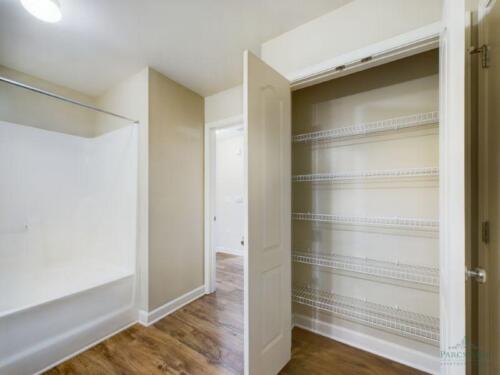 One-Bedroom-Apartments-in-Fayetteville-North Carolina-Bathroom-with-Large-Linen-Closet