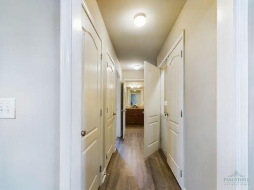 Two-Bedroom-Apartments-in-Fayetteville-North Carolina-Hallway-View-to-Bathroom