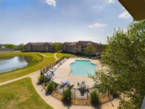 Apartment Rentals-in-Fayetteville-NC-View-of-Community-Pool-Patio-Area
