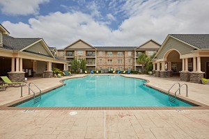 Apartments in Fayetteville, North Carolina - Pool and Patio Area         