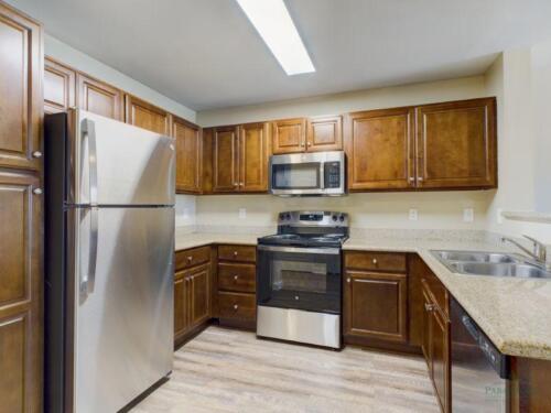 One-Bedroom-Apartments-in-Fayetteville-North Carolina-Kitchen-with-Stainless-Steel-Appliances